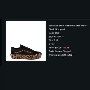 Vans old school platform sneakers BRAND NEW IN BOX NEVER WORN